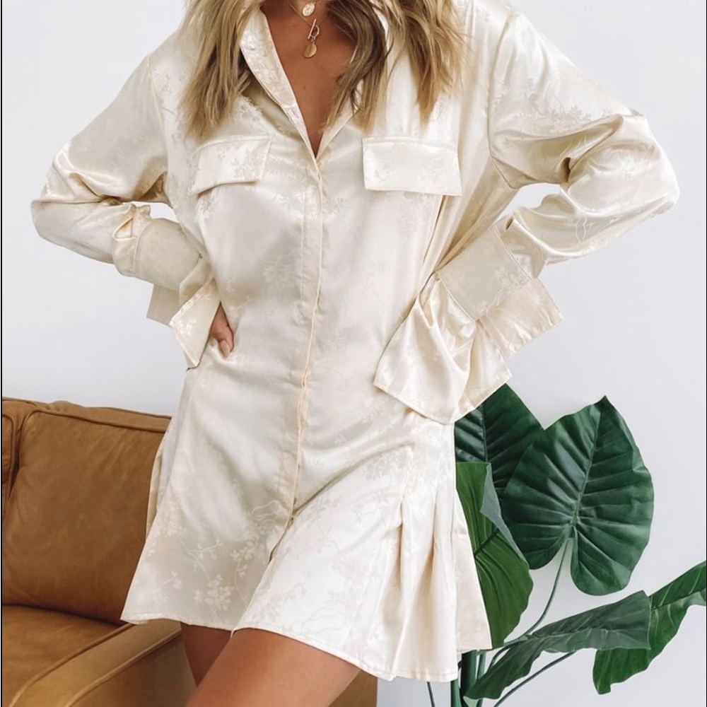 Lioness Cover Girl Mini Dress in Cream